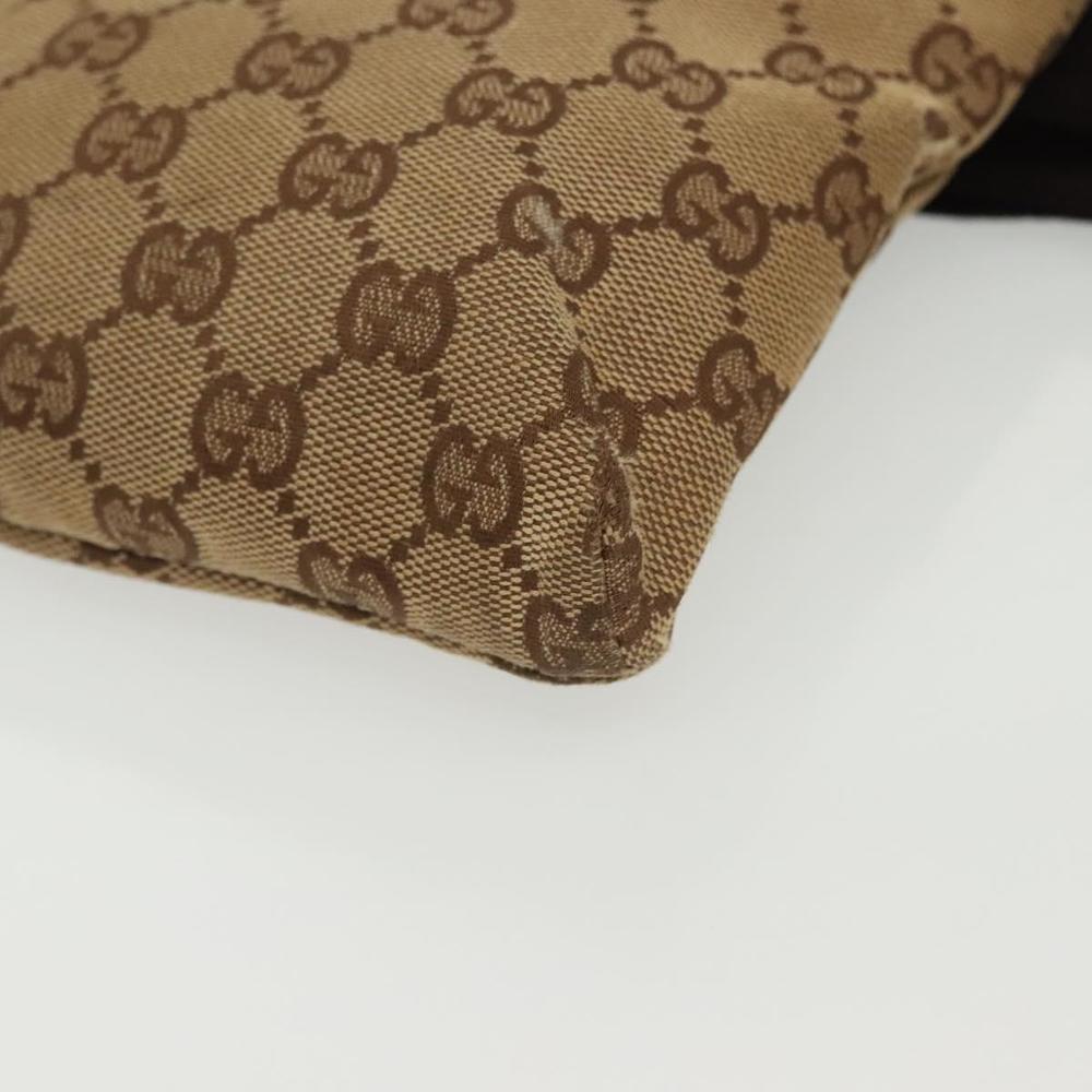 GUCCI GG Canvas Waist bag Beige Silver 28566 Auth 141840 - Picture 15 of 16